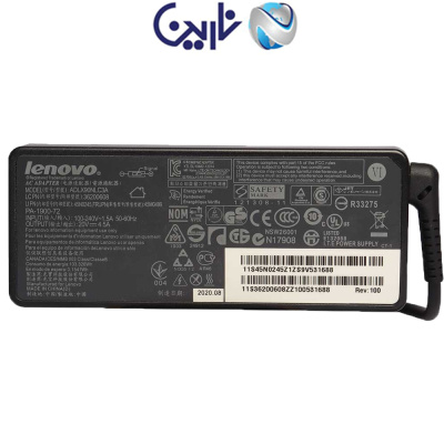 شارژر اورجینال لپ تاپ لنوو Adaptor Lenovo 20V 4.5A سردلی (7.9*5.5)